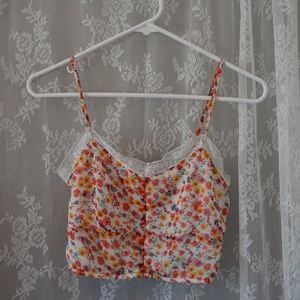floral crop top